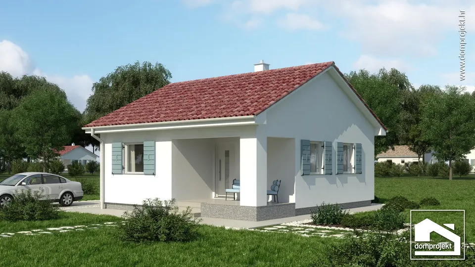 Montažna kuća Viva, 54 m², Domprojekt