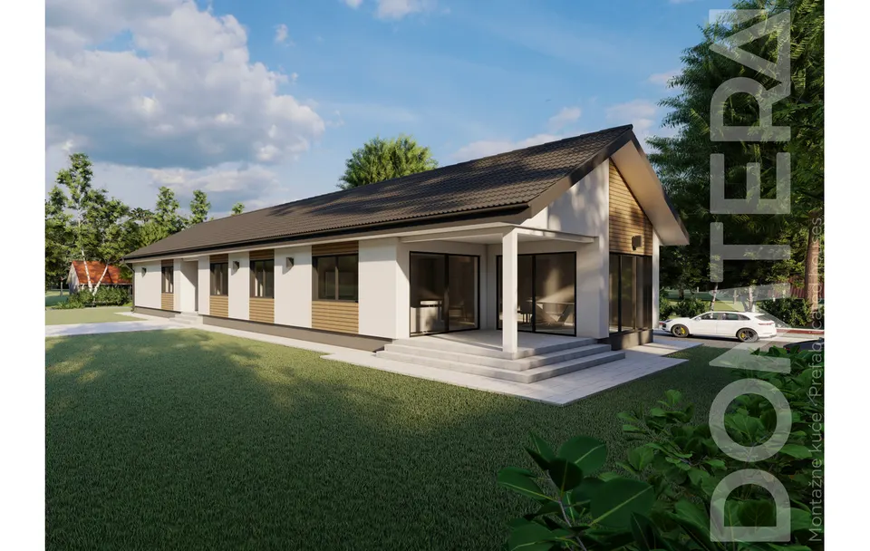 Montažna kuća Montažna kuća Atina, 204 m², Domtera