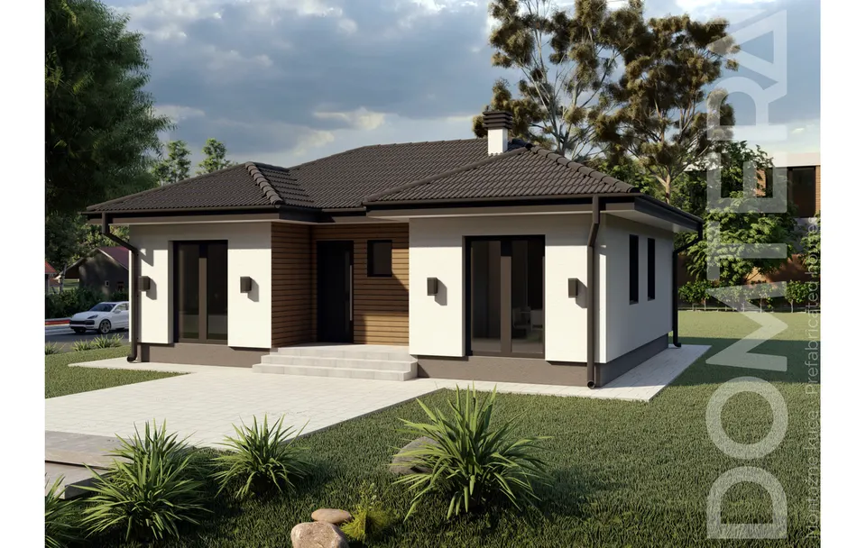 Montažna kuća Montažna kuća Bari, 88 m², Domtera