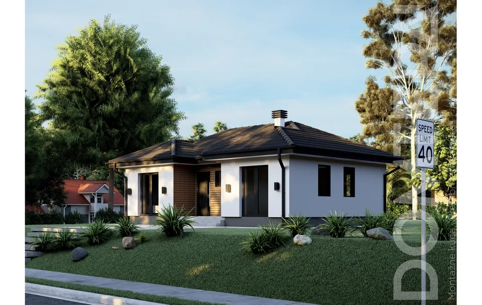 Montažna kuća Montažna kuća Bari, 88 m², Domtera