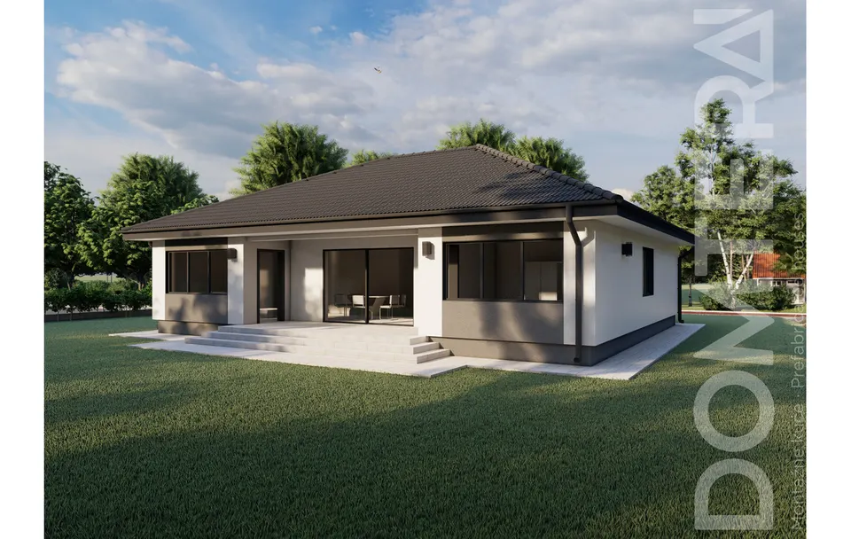 Montažna kuća Montažna kuća Dablin, 170 m², Domtera
