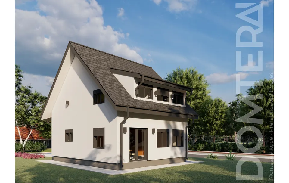 Montažna kuća Montažna kuća DORTMUND, 144 m², Domtera