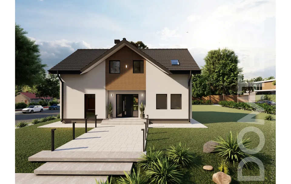 Montažna kuća Montažna kuća ESEN, 199 m², Domtera