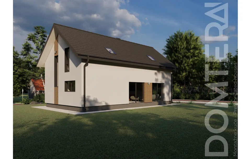 Montažna kuća Montažna kuća ESEN, 199 m², Domtera