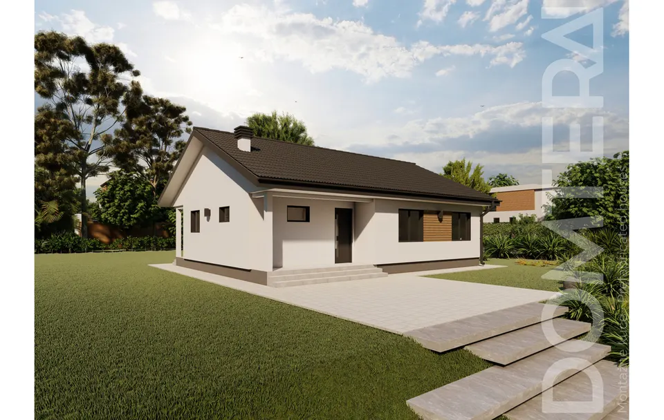 Montažna kuća Montažna kuća Gent, 121 m², Domtera
