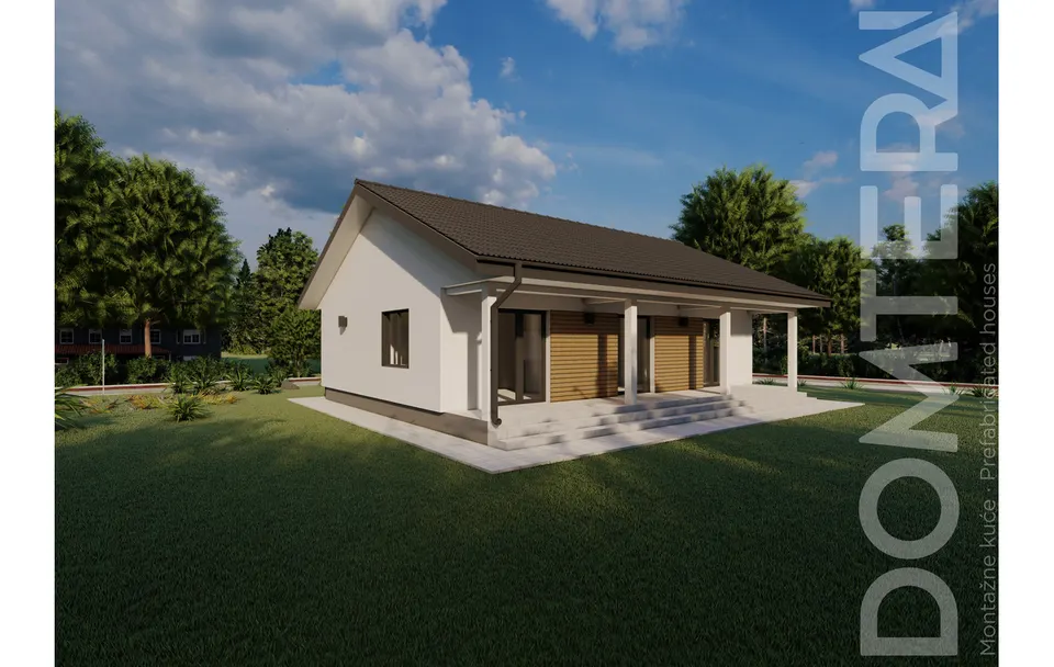 Montažna kuća Montažna kuća Gent, 121 m², Domtera