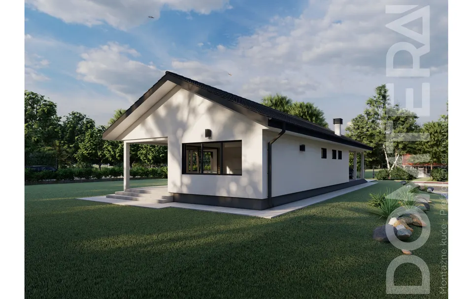 Montažna kuća Montažna kuća Kapri, 161 m², Domtera