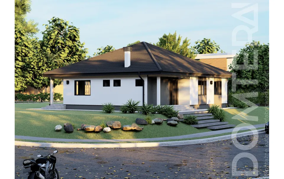 Montažna kuća Montažna kuća Krakov, 158 m², Domtera