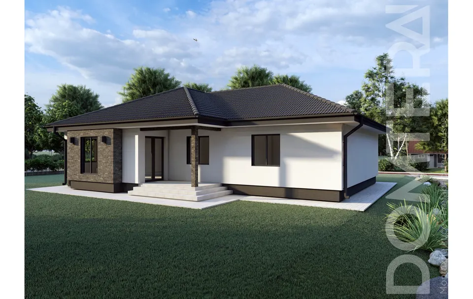 Montažna kuća Montažna kuća Milano, 154 m², Domtera