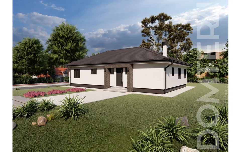 Montažna kuća Montažna kuća Milano, 154 m², Domtera