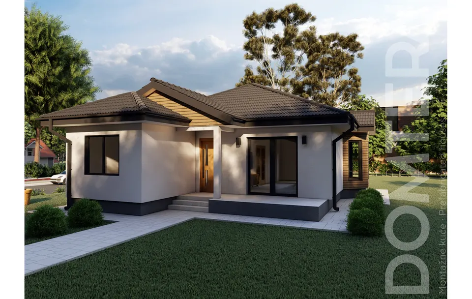 Montažna kuća Montažna kuća Monaco, 102 m², Domtera