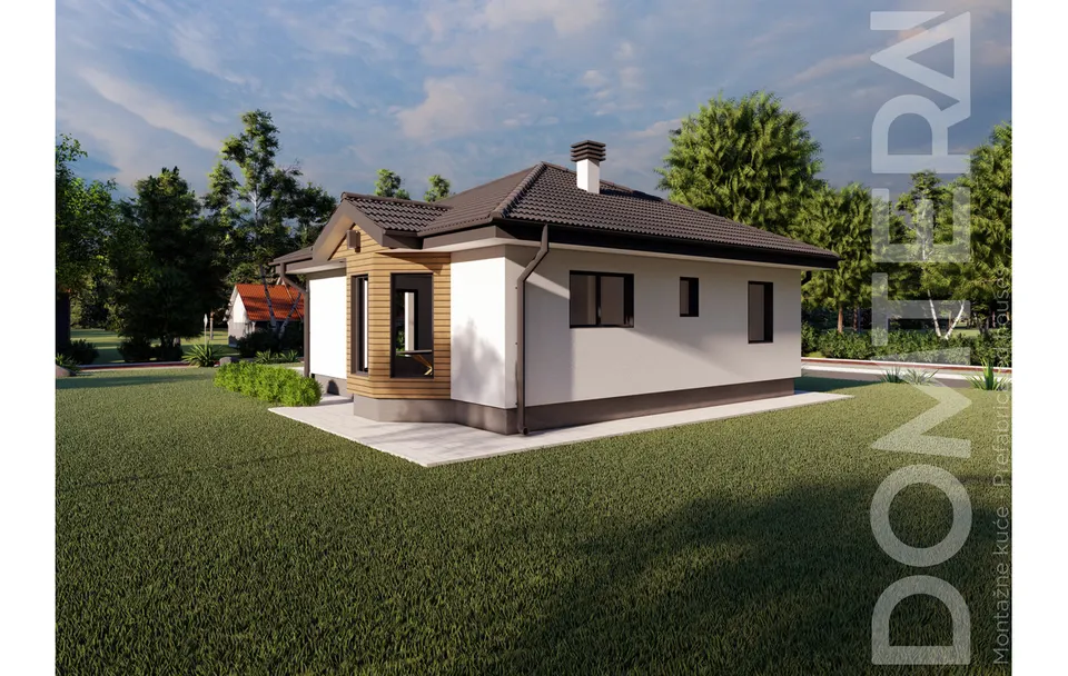 Montažna kuća Montažna kuća Monaco, 102 m², Domtera