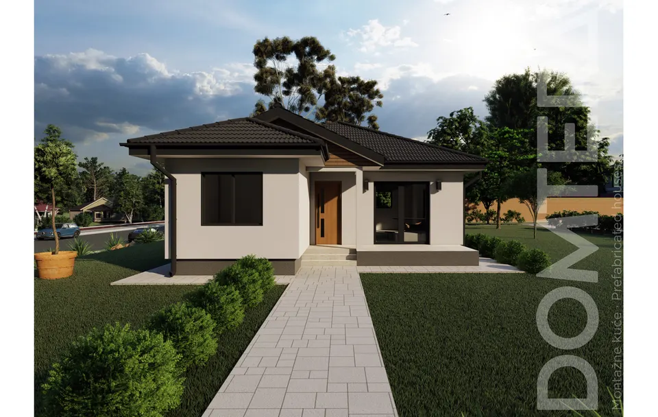 Montažna kuća Montažna kuća Monaco, 102 m², Domtera