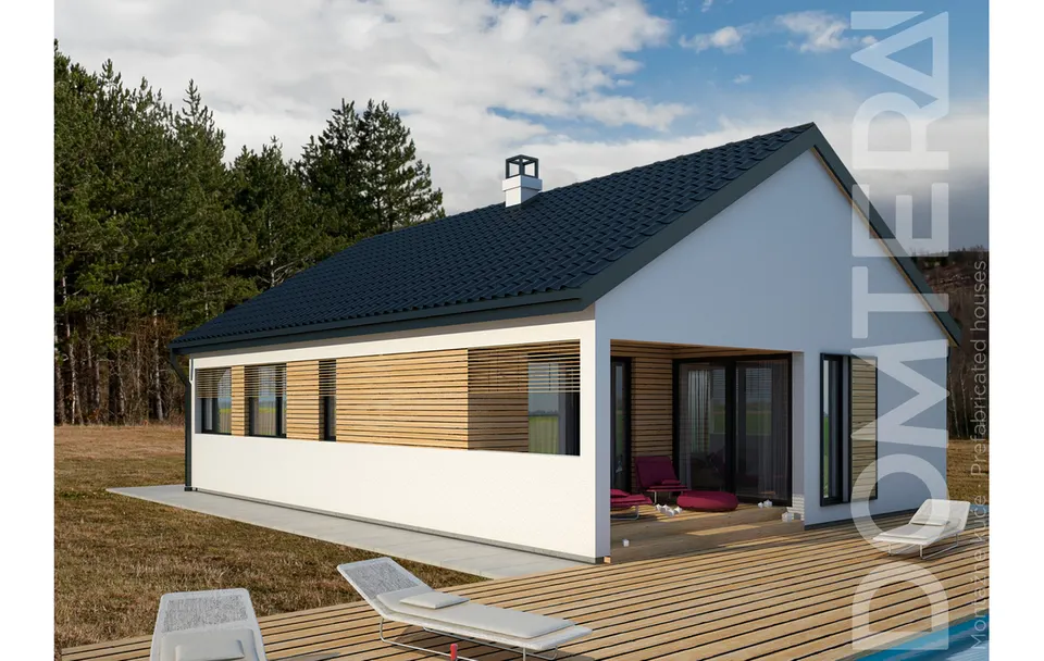 Montažna kuća Montažna kuća Nica, 109 m², Domtera