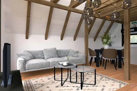 Montažna kuća A-frame kuća 1, 63 m², Drvo Pro Forest House