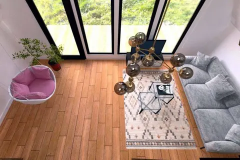 Montažna kuća A-frame kuća 1, 63 m², Drvo Pro Forest House