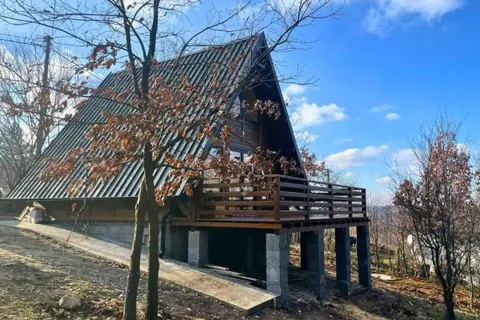 Montažna kuća A-frame kuća 1, 63 m², Drvo Pro Forest House