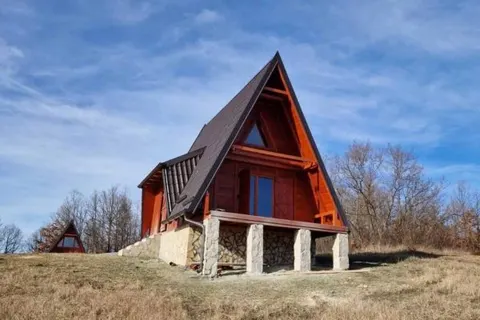 Montažna kuća A-frame kuća 2, 53 m², Drvo Pro Forest House