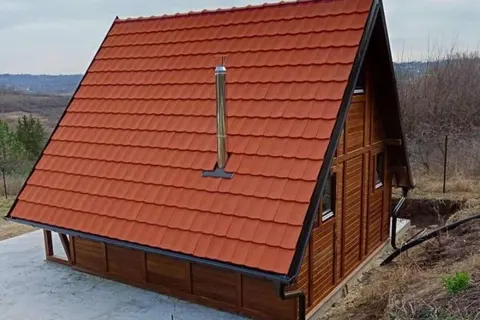 Montažna kuća A-frame Ekonomik, 44 m², Drvo Pro Forest House