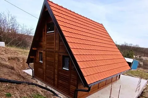 Montažna kuća A-frame Ekonomik, 44 m², Drvo Pro Forest House