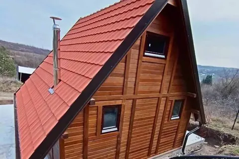 Montažna kuća A-frame Ekonomik, 44 m², Drvo Pro Forest House