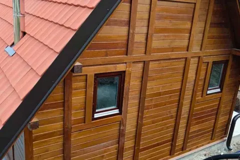 Montažna kuća A-frame Ekonomik, 44 m², Drvo Pro Forest House
