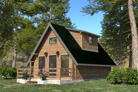 Montažna kuća Golija, 70 m², Drvo Pro Forest House