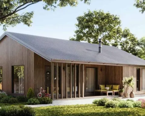 Montažna kuća Golija, 70 m², Drvo Pro Forest House