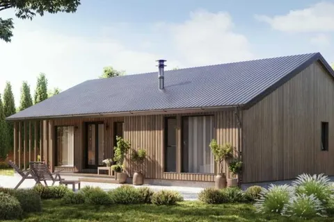 Montažna kuća Nordic light, 108 m², Drvo Pro Forest House