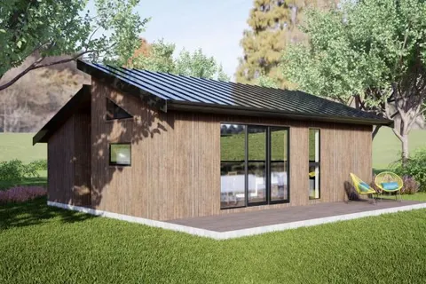 Montažna kuća Suncrest, 66 m², Drvo Pro Forest House