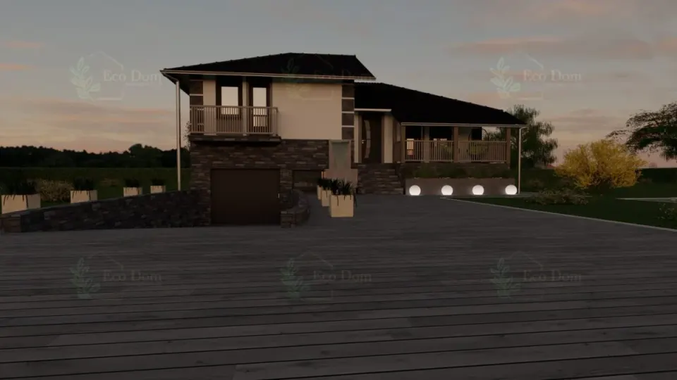 Montažna kuća ECO 101, 111 m², Eco Dom