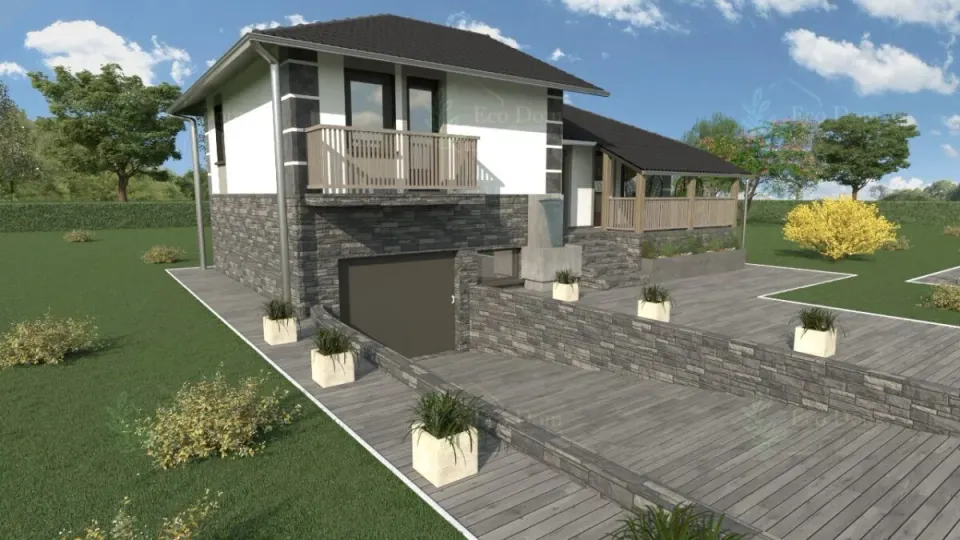 Montažna kuća ECO 101, 111 m², Eco Dom