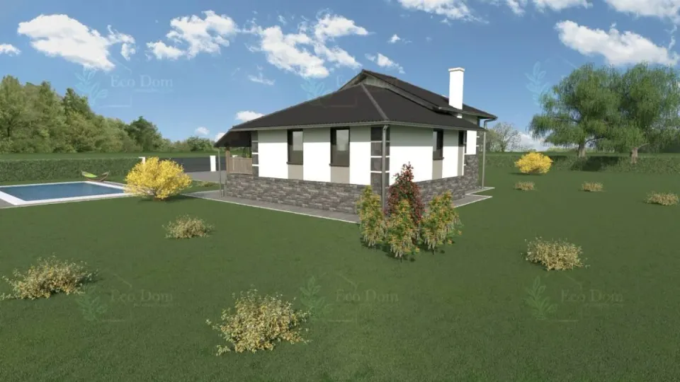 Montažna kuća ECO 101, 111 m², Eco Dom