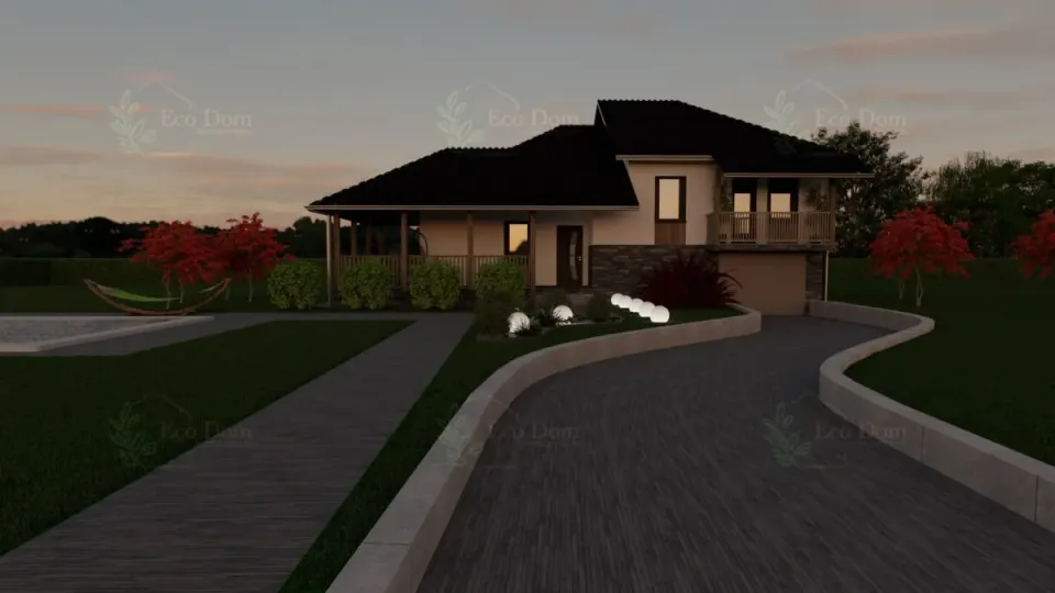 Montažna kuća ECO 117, 138 m², Eco Dom
