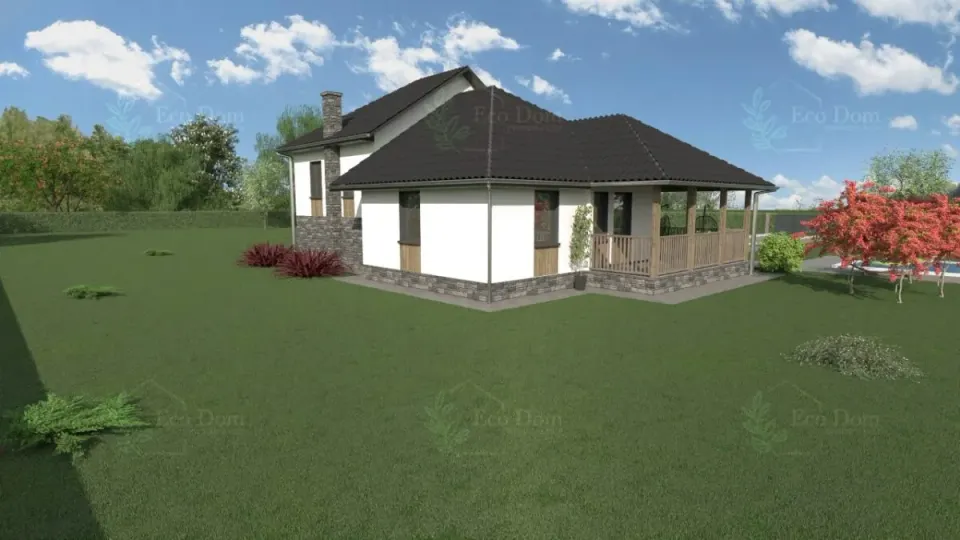 Montažna kuća ECO 117, 138 m², Eco Dom