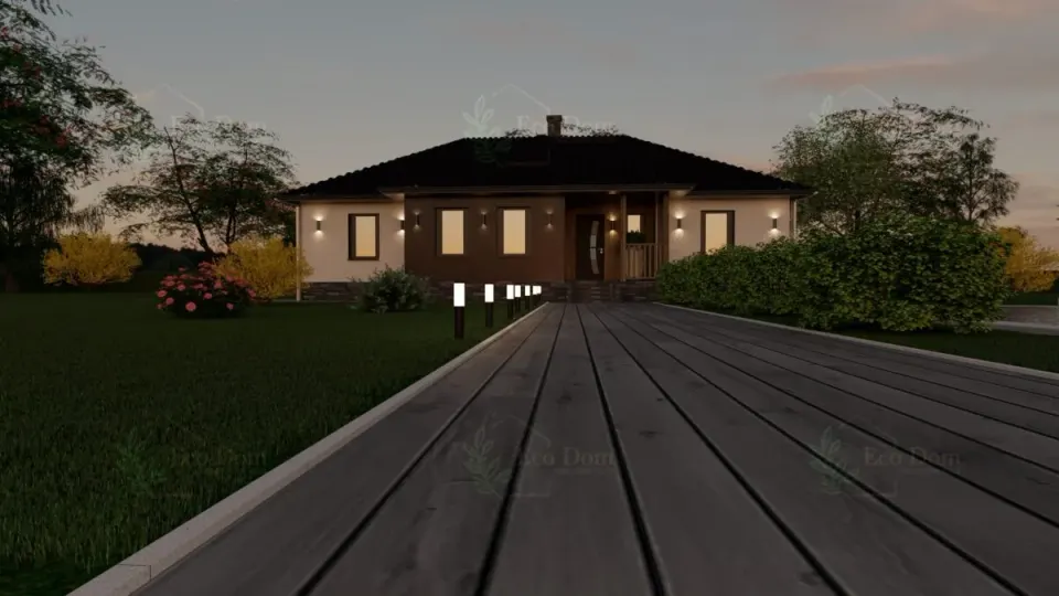 Montažna kuća ECO 135, 148 m², Eco Dom
