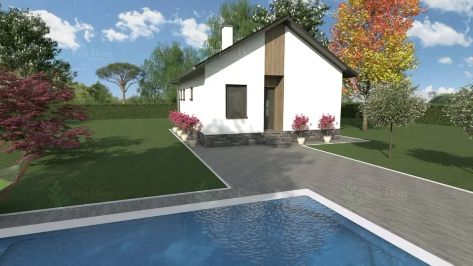 Montažna kuća ECO 52, 57 m², Eco Dom