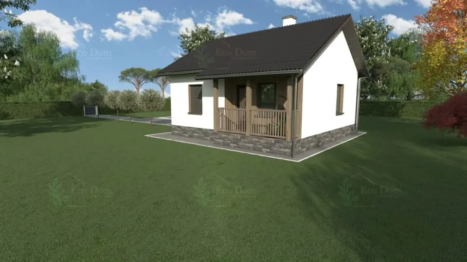 Montažna kuća ECO 52, 57 m², Eco Dom