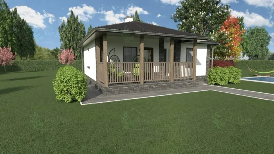 Montažna kuća ECO 57, 63 m², Eco Dom