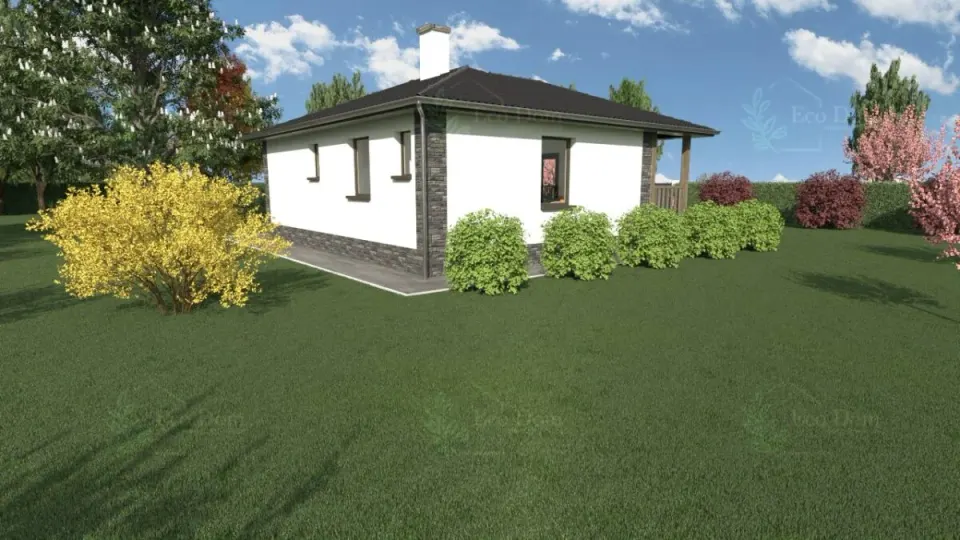 Montažna kuća ECO 57, 63 m², Eco Dom