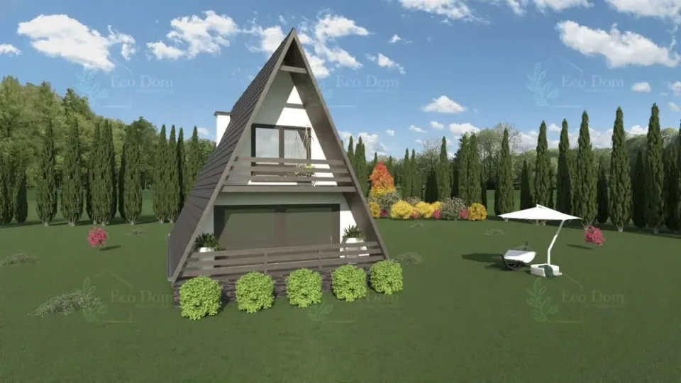 Montažna kuća ECO 64, 104 m², Eco Dom