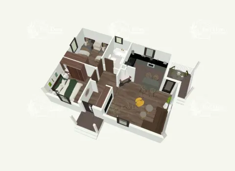 Montažna kuća ECO 68, 76 m², Eco Dom
