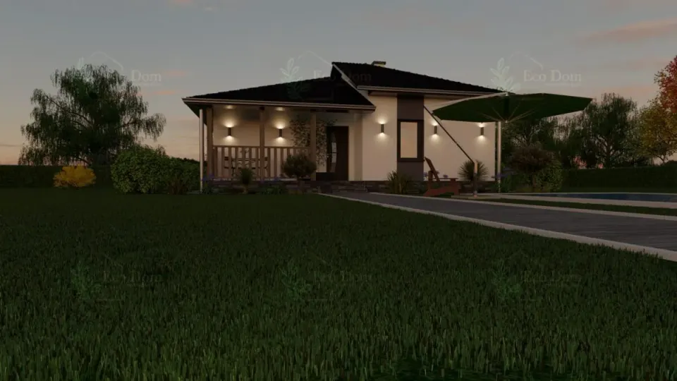 Montažna kuća ECO 77, 85 m², Eco Dom