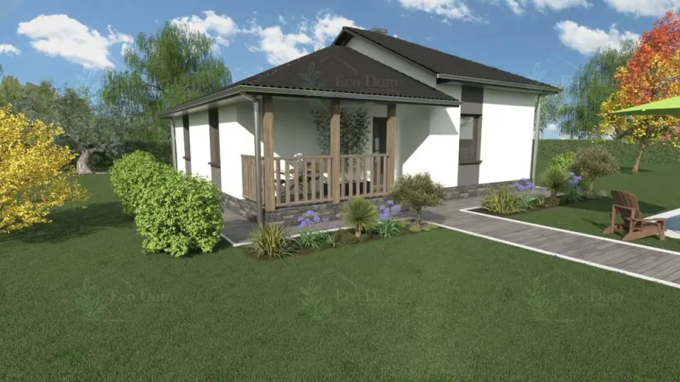 Montažna kuća ECO 77, 85 m², Eco Dom