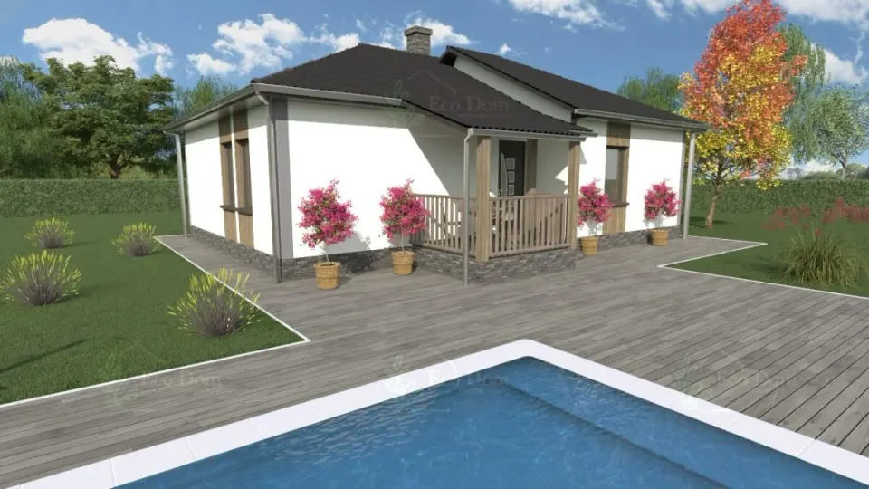 Montažna kuća ECO 81, 92 m², Eco Dom