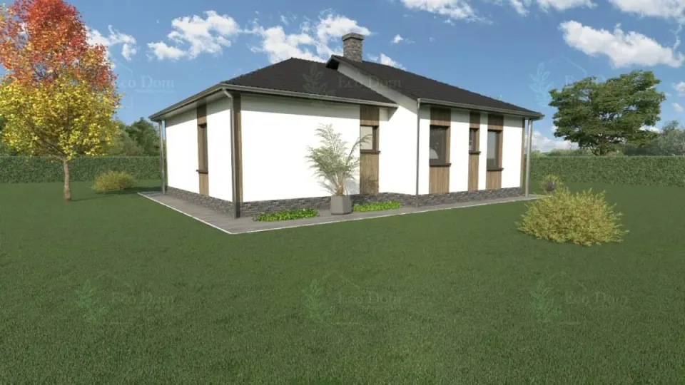 Montažna kuća ECO 81, 92 m², Eco Dom