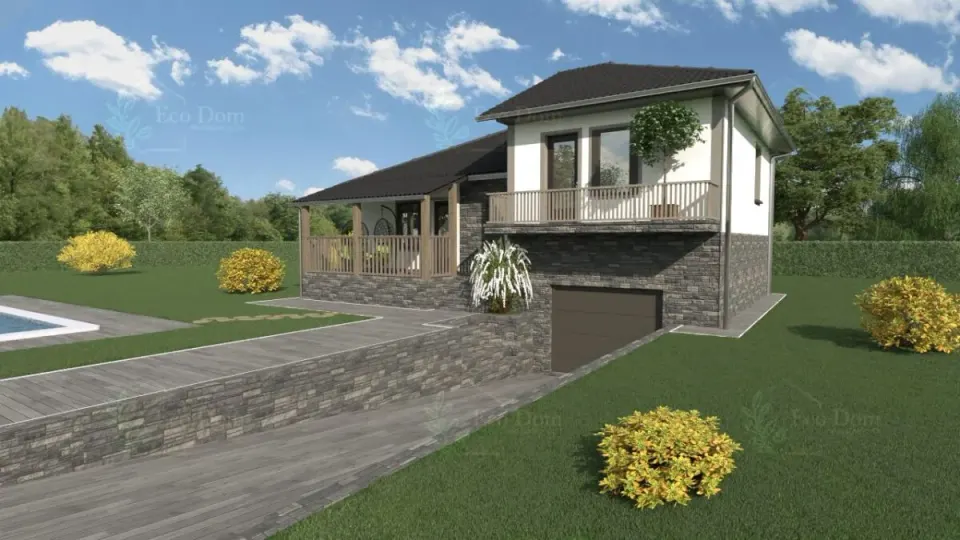 Montažna kuća ECO 86, 98 m², Eco Dom