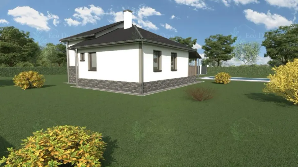 Montažna kuća ECO 86, 98 m², Eco Dom