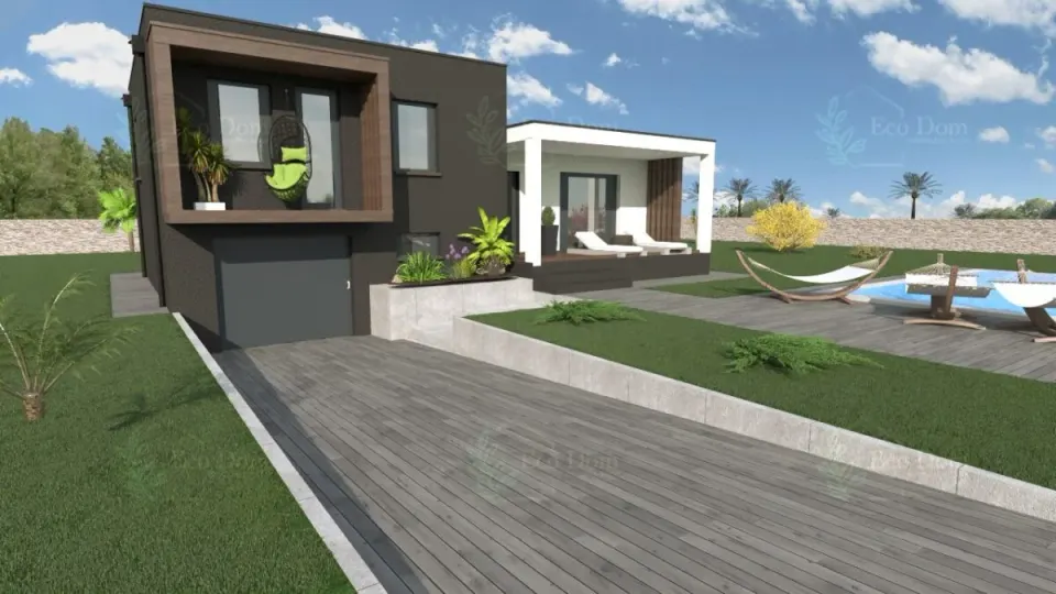Montažna kuća ECO 90, 103 m², Eco Dom
