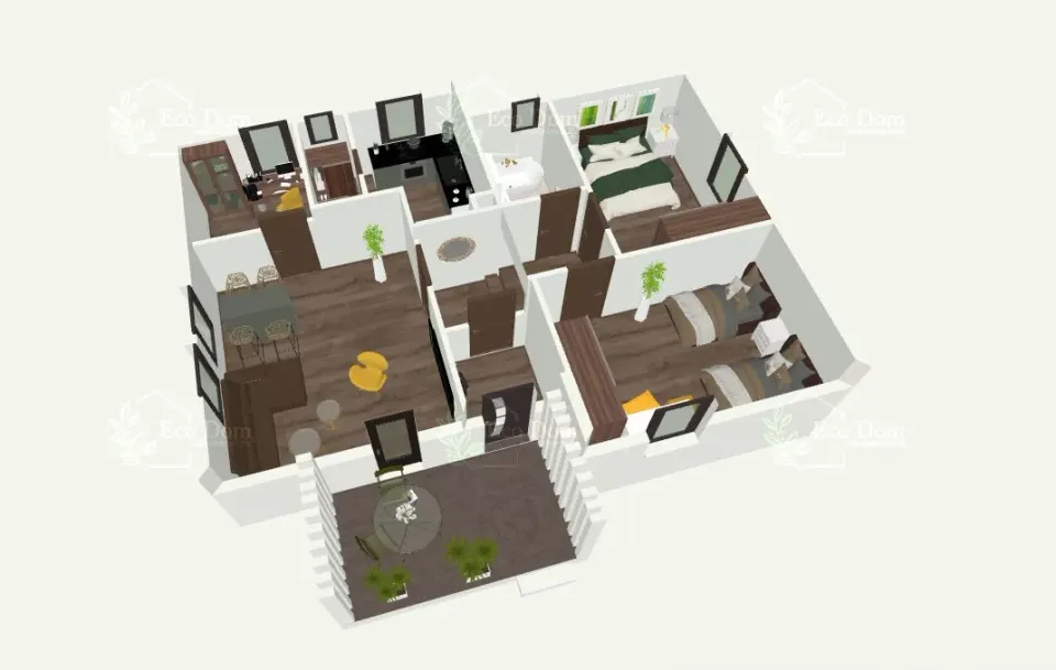 Montažna kuća ECO 97, 98 m², Eco Dom